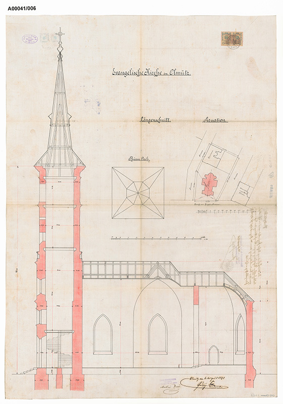 Evangelický kostel (Červený kostel), Olomouc, tř. Svobody