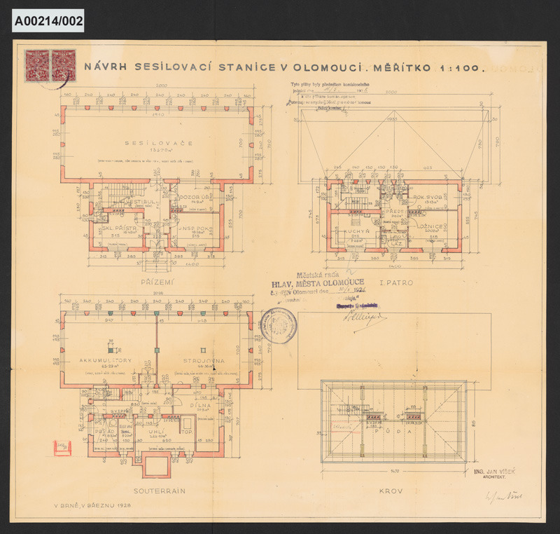 Zesilovací stanice v Olomouci, čp. 229 - Nová Ulice