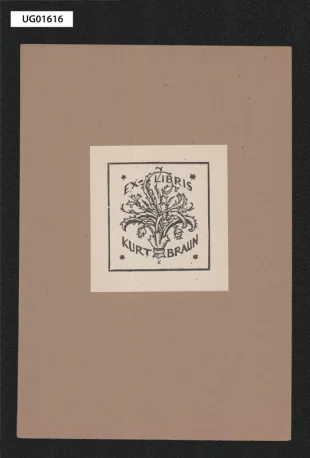 Ex libris Kurt Braun