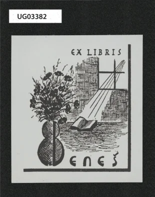 Ex libris E Beneš
