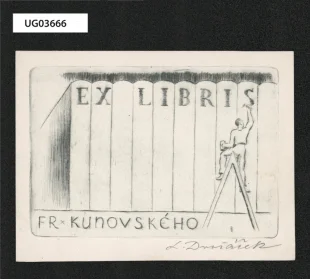 Ex libris Fr. Kunovského