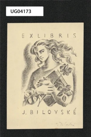 Ex libris J. Bilovské