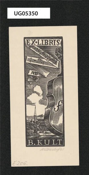 Ex libris B. Kult
