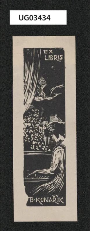 Ex libris: B. Konařík