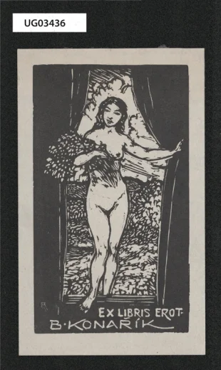 Ex libris erot.: B. Konařík