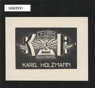 Ex libris Karel Holzmann