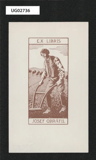 Ex libris Josef Obrátil