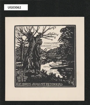 Ex libris August Peterka