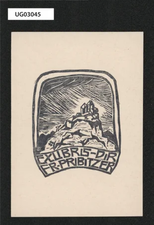 Ex libris Dr Fr. Pribitzer