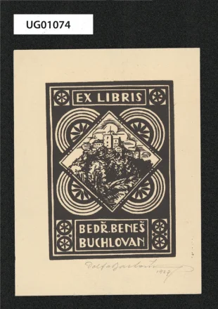 Ex libris Bedřich Beneš Buchlovan
