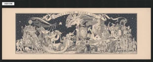 p.f. 1939 Knihkupec Ludvík Souček..., novoročenka, dvojlist