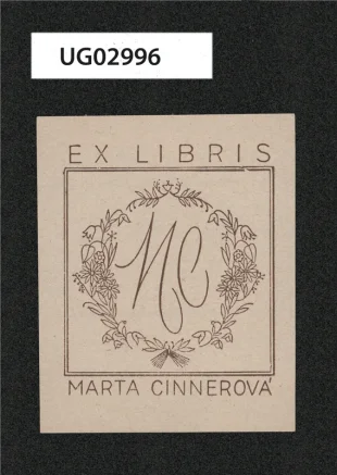 Ex libris Marta Cinnerová