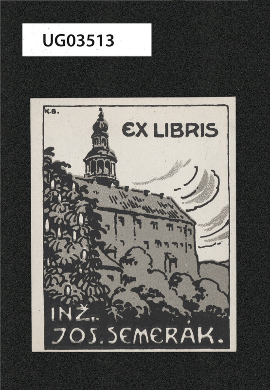 Ex libris inž. Jos. Semerák