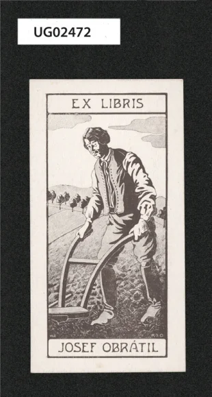 Ex libris Josef Obrátil
