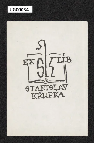 Ex libris Stanislav Křupka
