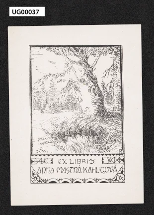 Ex libris Anna Mastná - Kahligová