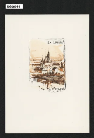 Ex libris Ing. M. Walter