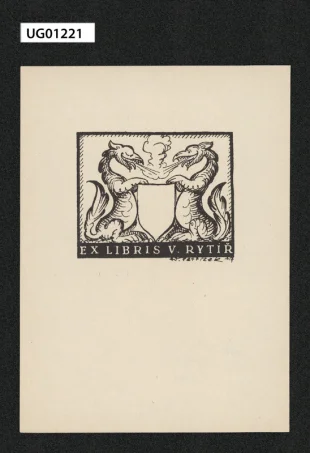 Ex libris V. Rytíř