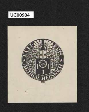 Ex libris Arthur Heinrich