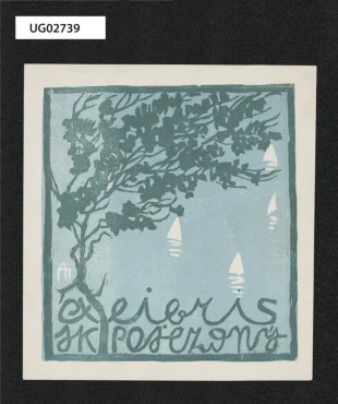 Ex libris J. K. Pojezdný