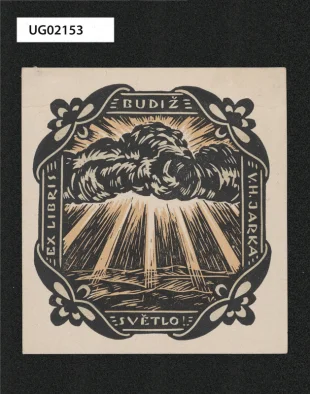 Ex libris V. H. Jarka