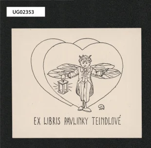 Ex libris Pavlinky Teindlové