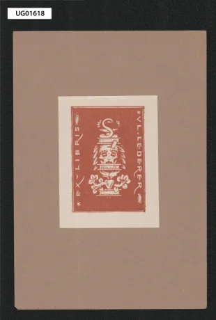 Ex libris Vl. Ledezez