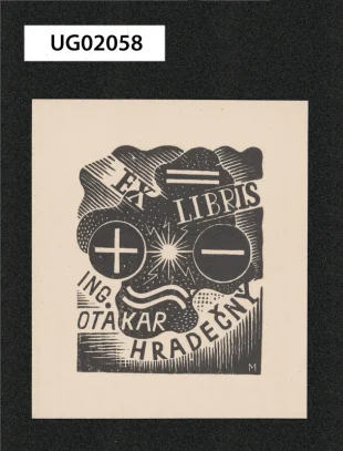 Ex libris ing. Otakar Hradečný