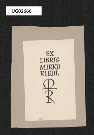 Ex libris Mirko Riedl