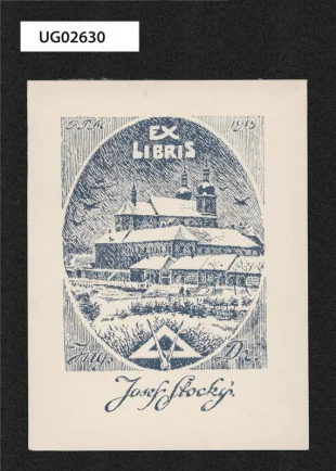 Ex libris Ing. Dr. Josef Stocký