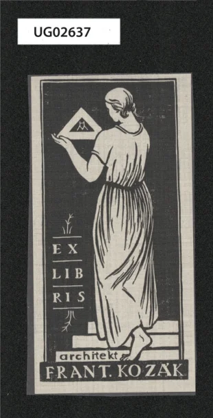 Ex libris architekt Frant. Kozák