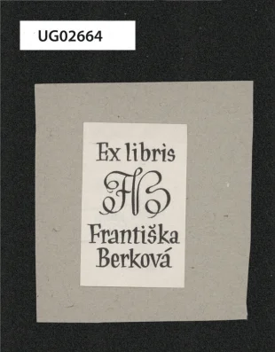 Ex libris Františka Berková