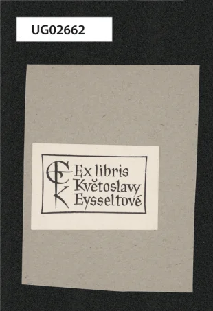 Ex libris Květoslavy Eysseltové