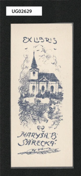 Ex libris Maryša B.Šárecká