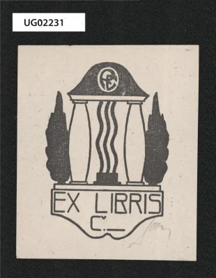 Ex libris Č. -