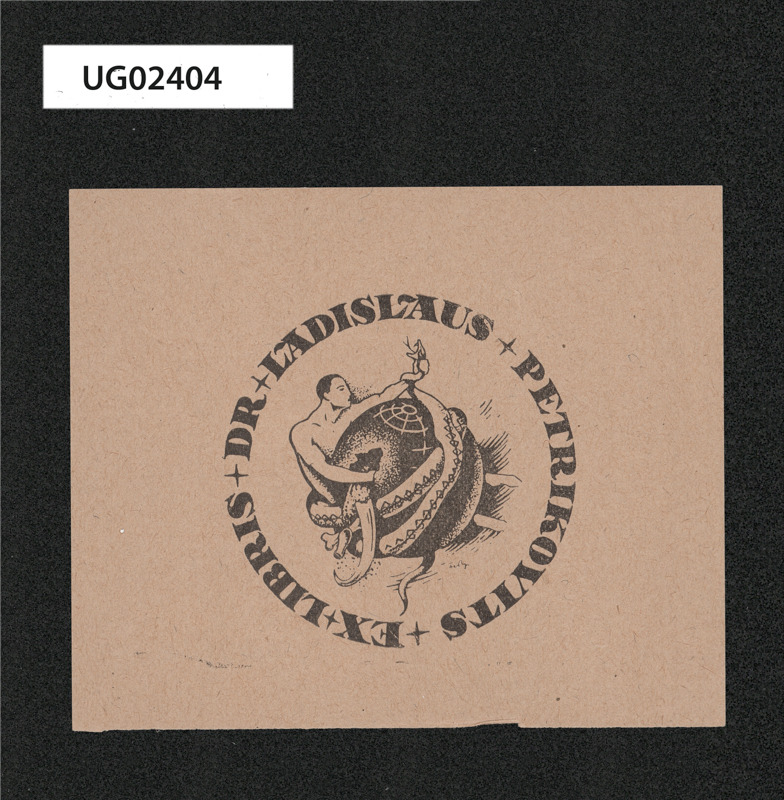 Ex libris Dr. Ladislaus Petrikovits