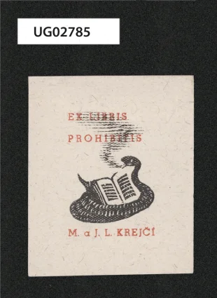 Ex libris prohibitis M. a J. L. Krejčí