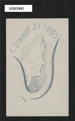 Ex libris F. Schmidt