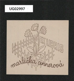 Martička Cinnerová (ex libris)