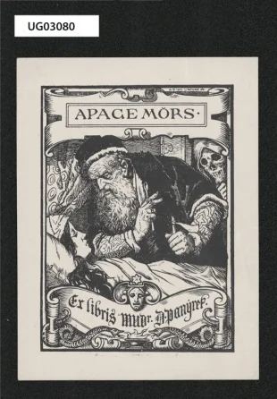Ex libris MUDr. D. Panýrek