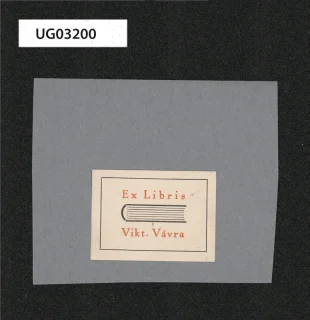 Ex libris Viktor Vávra