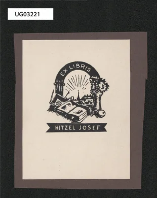 Ex libris Hitzel Josef