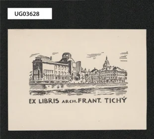 Ex libris arch. Frant. Tichý