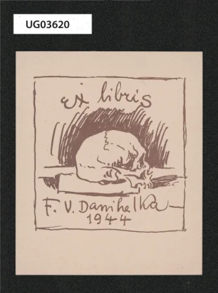 Ex libris F. V. Danihelka 1944