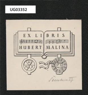 Ex libris Hubert Malina
