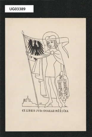 Ex libris JUDr Otakar Měřička