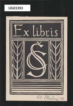 Ex libris CŠ (Ctibor Šťastný)