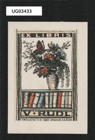 Ex libris: V. Rudl