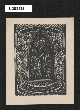 Ex libris: B. Konařík