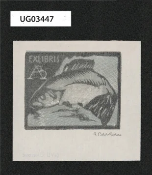 Ex libris: AB (Ant. Bardoun)